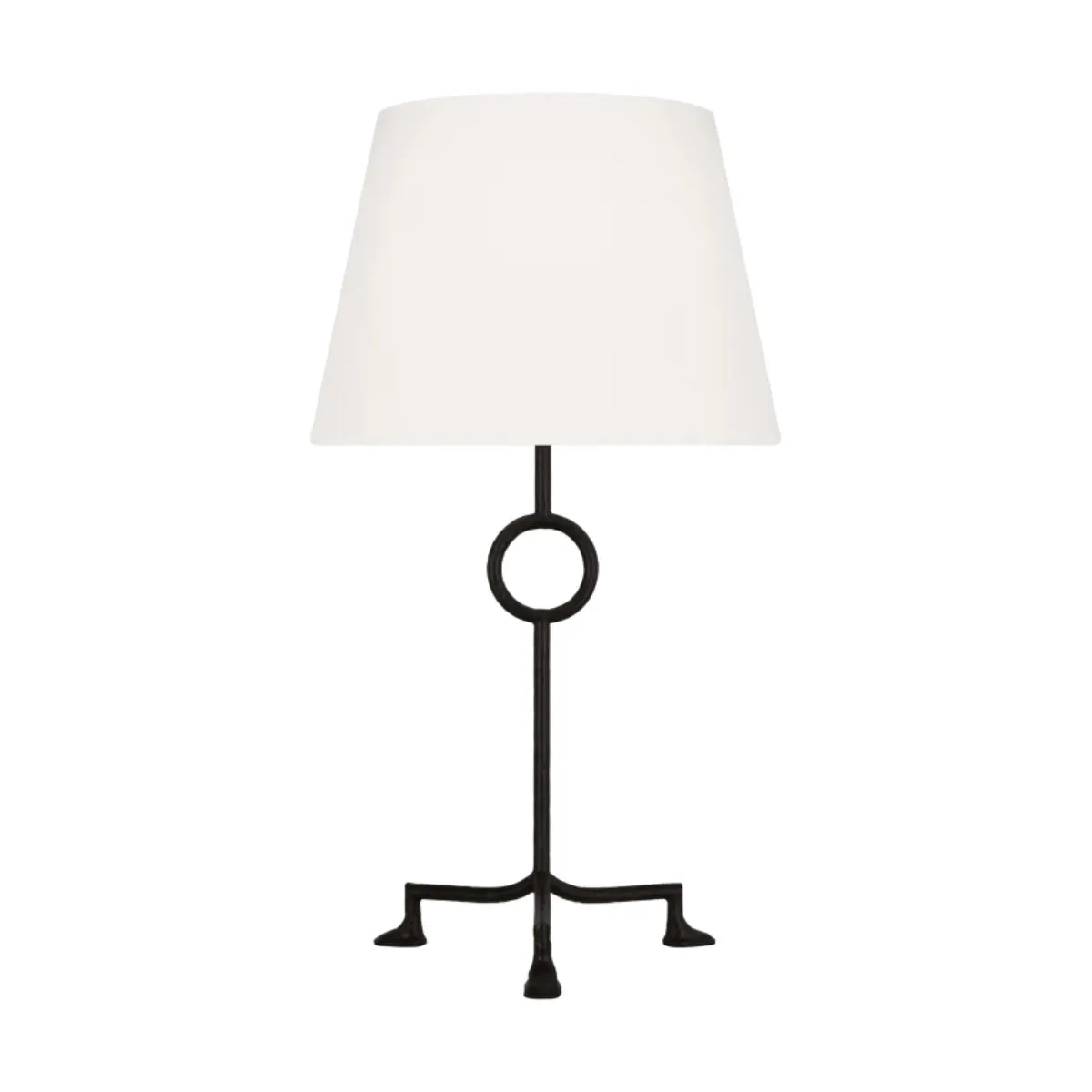 Montour Large Table Lamp Aged Iron Finish