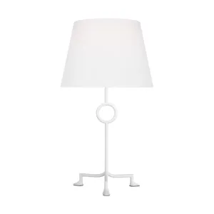 Montour Large Table Lamp Matte White Finish