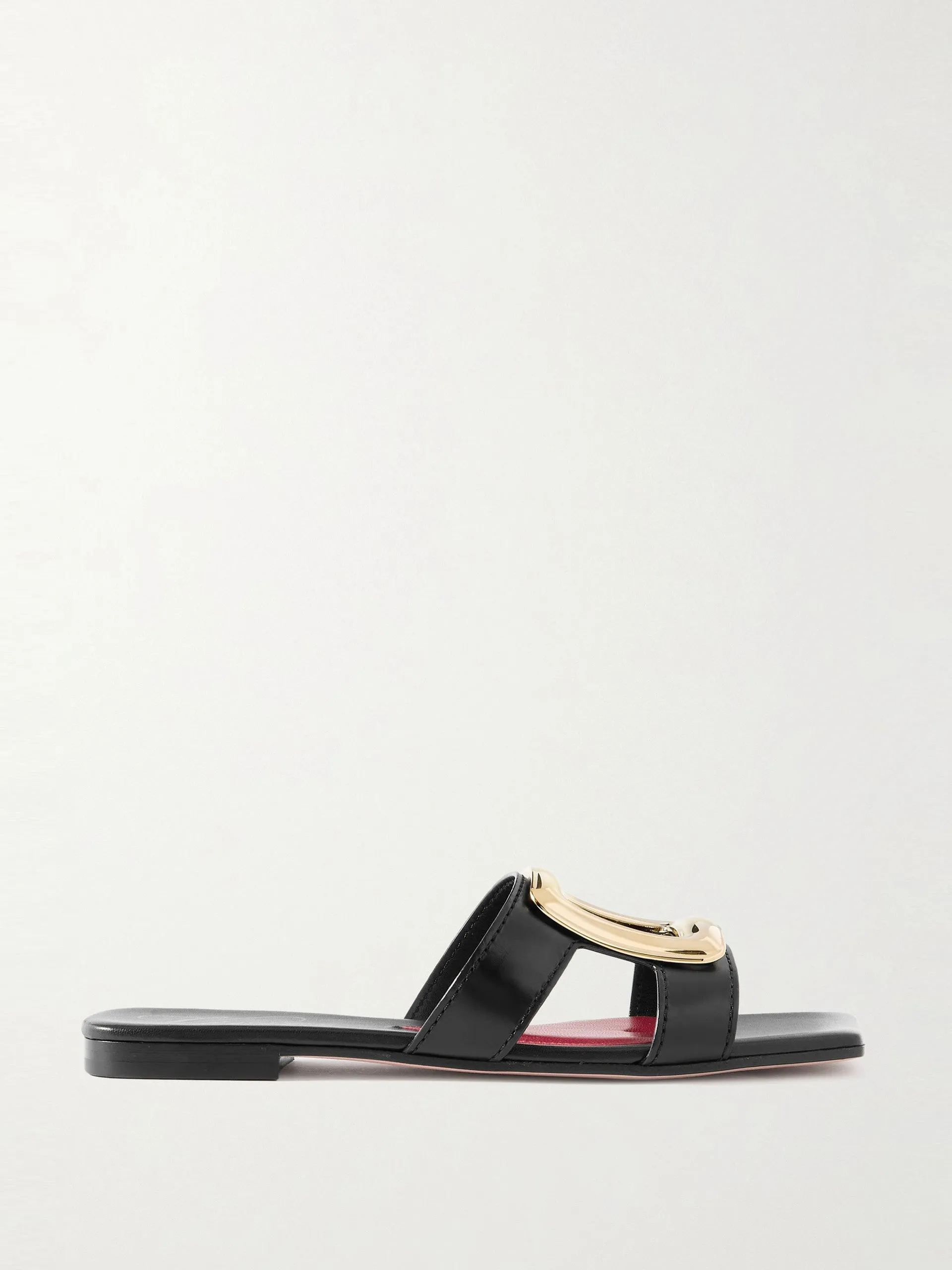 Nagoya embellished cutout leather slides