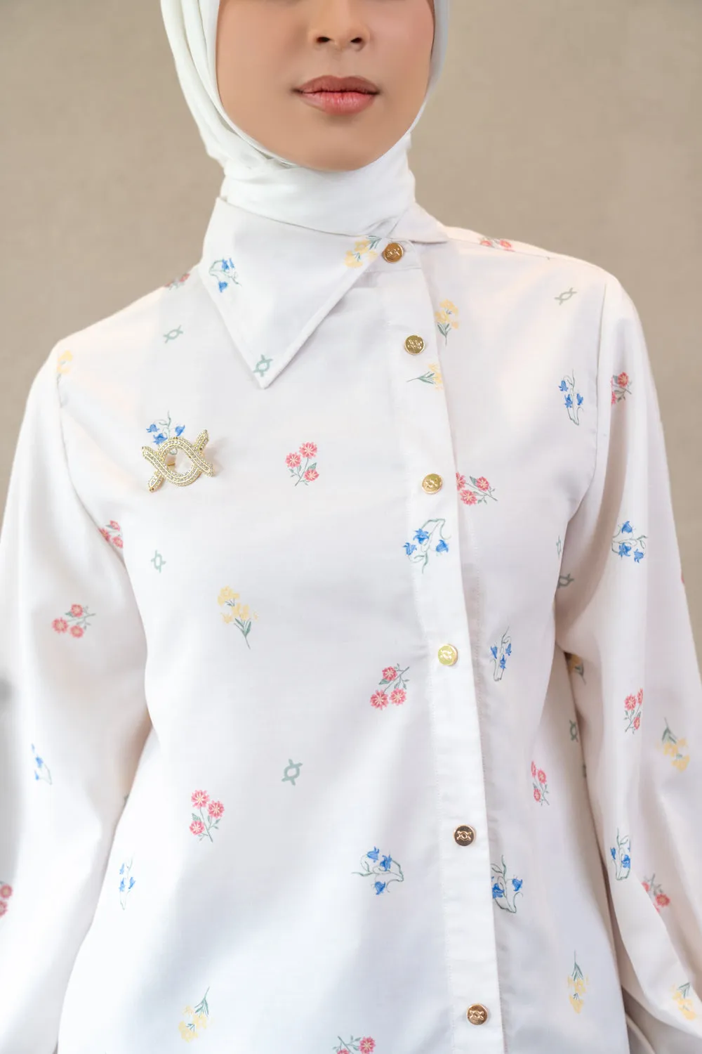 Naseria Shirt Cloudy Blossom