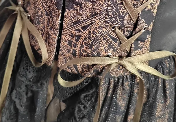 Neo Ludwig~Elegant Lolita Fishbone Corset Tail Dress