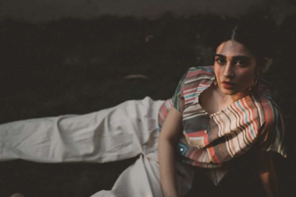 Pichkaari Kimono Stripe Top