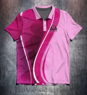 Pink Waves Design Shirt