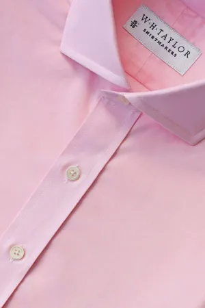 Plain Pink Poplin Men's Bespoke Shirt