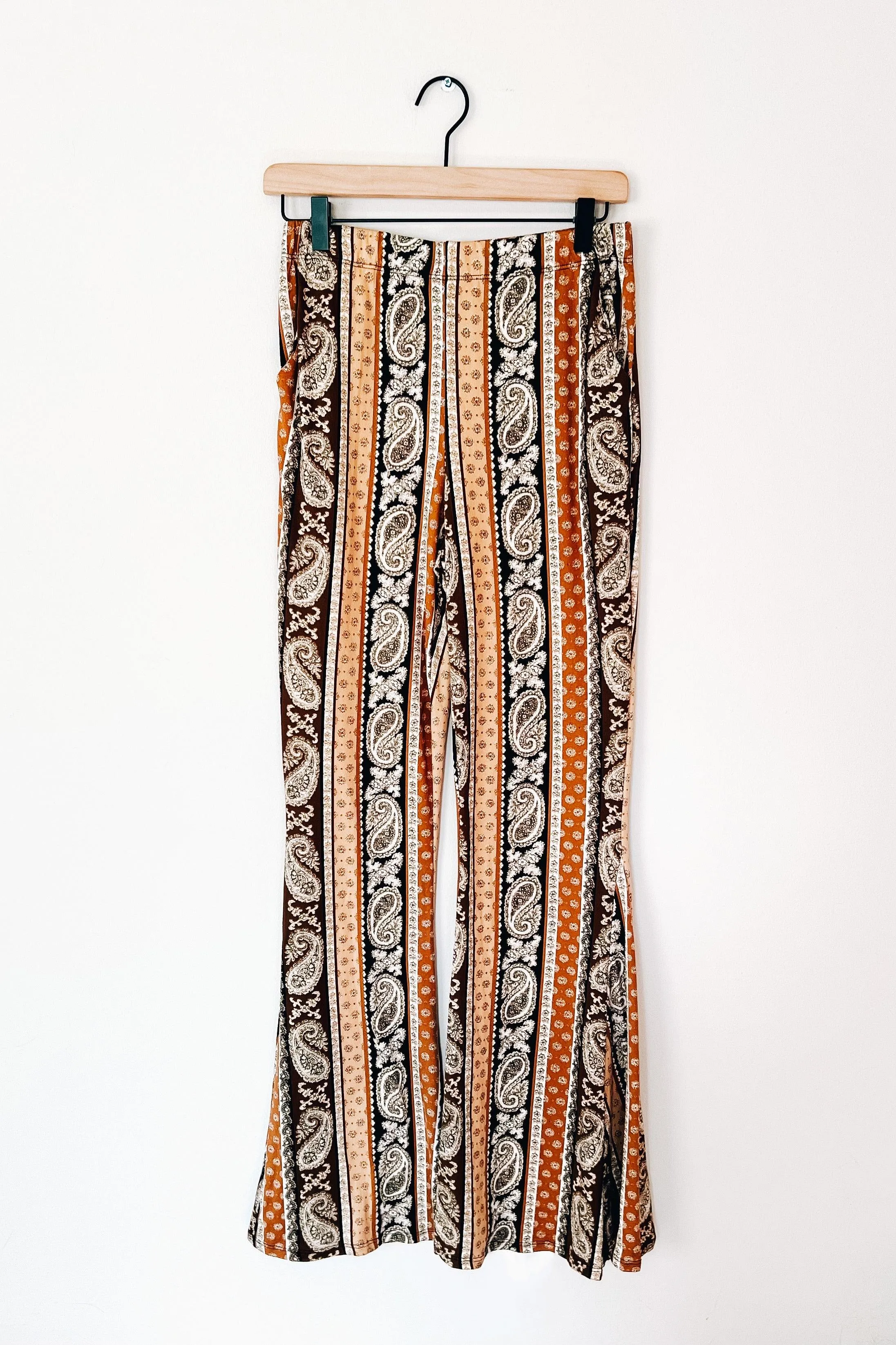 Pretenders Paisley Print Flared Pants