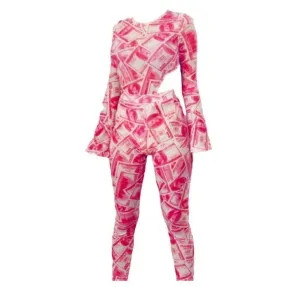 Pretty Money Sheer Pants Set