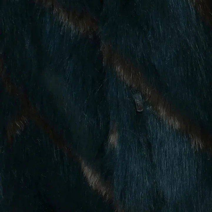Skye Shaggy Faux Fur Short Coat