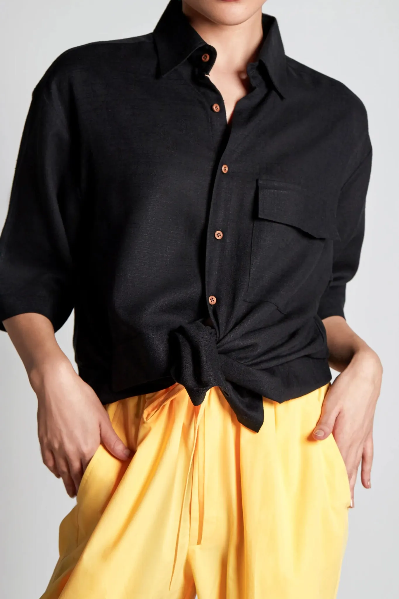 Soot Odd Pocket Shirt