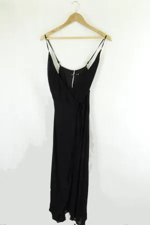 Sportsgirl Black Wrap Dress 6