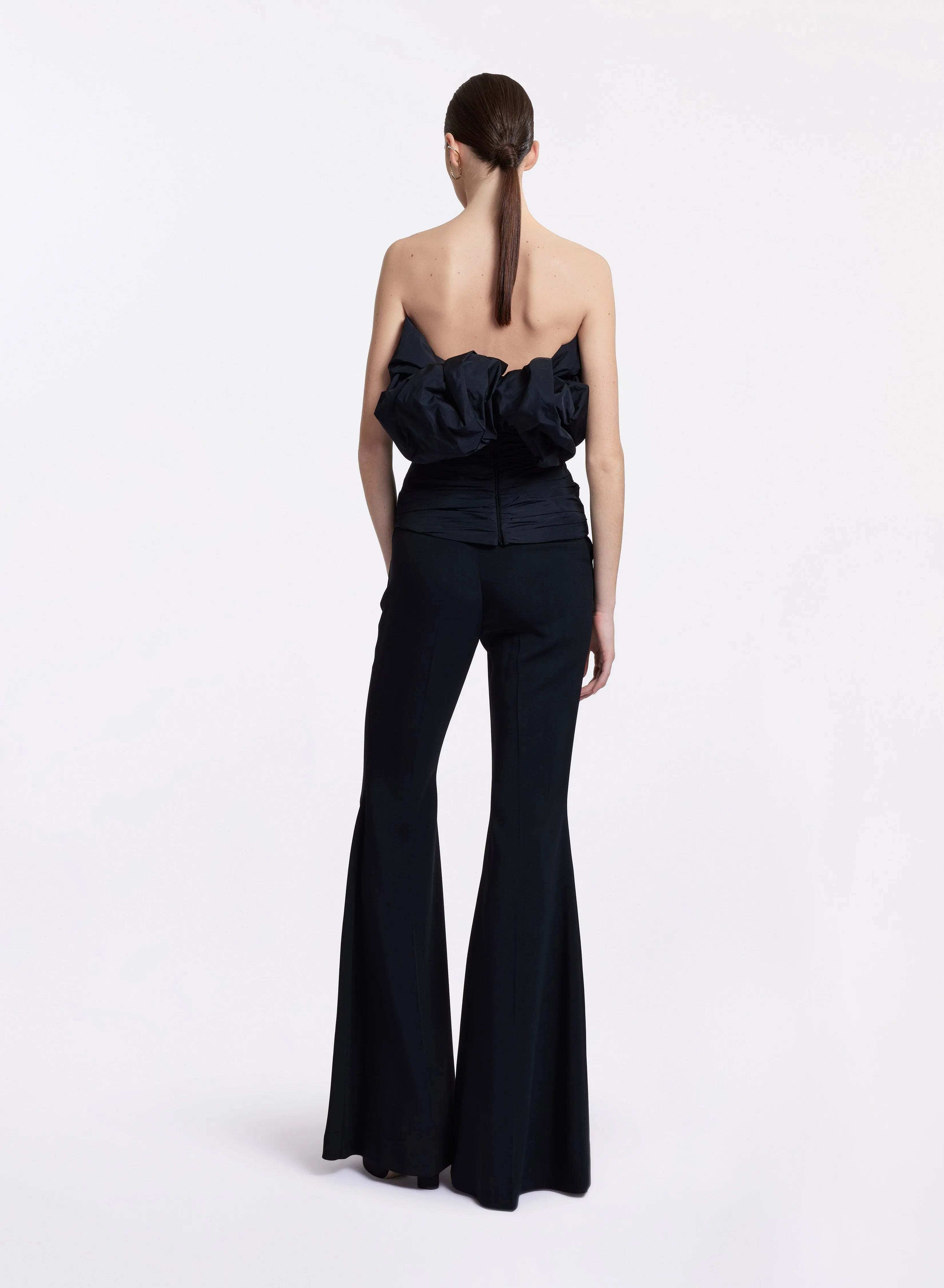 Strapless Taffeta Top