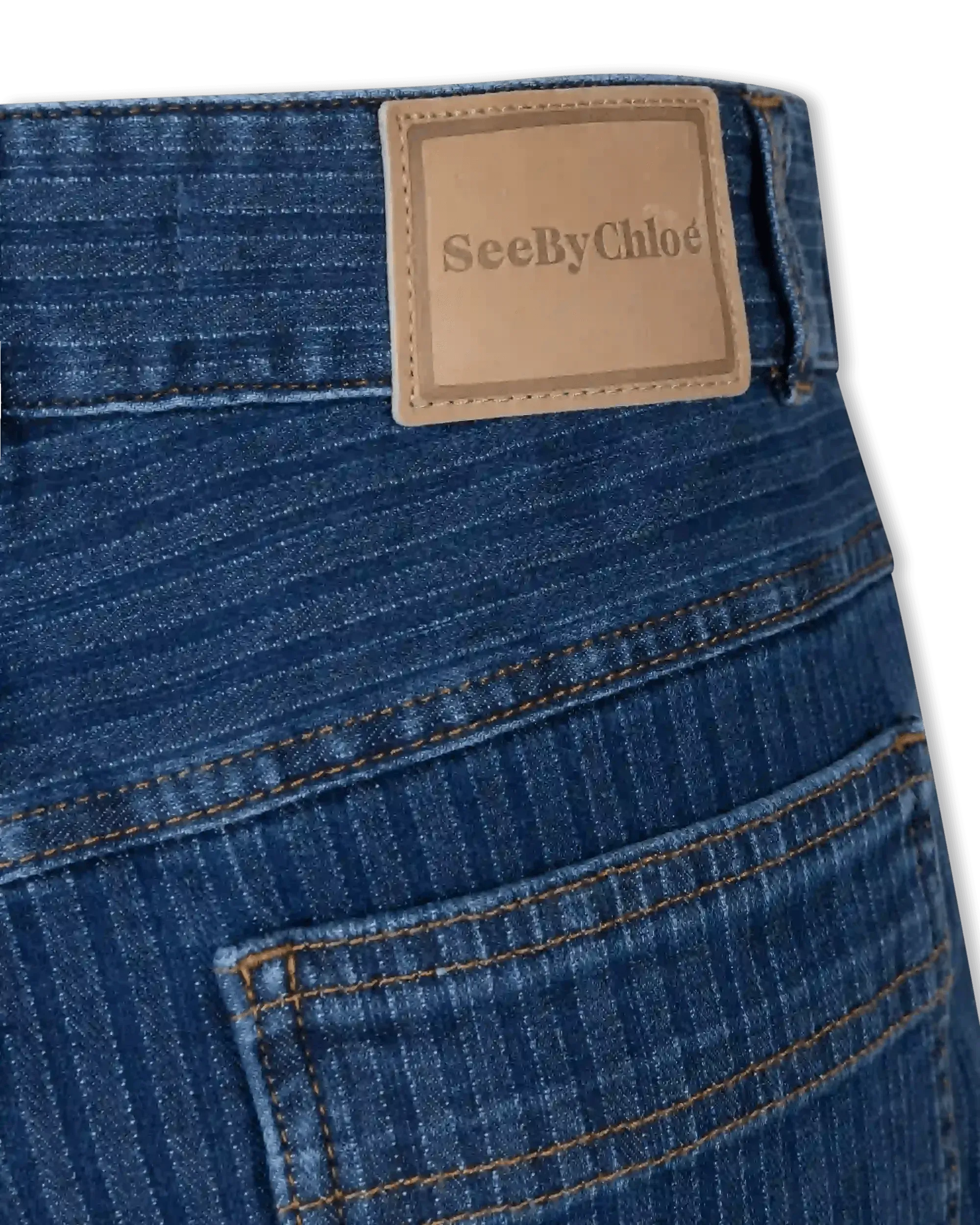 Striped Flared Jeans