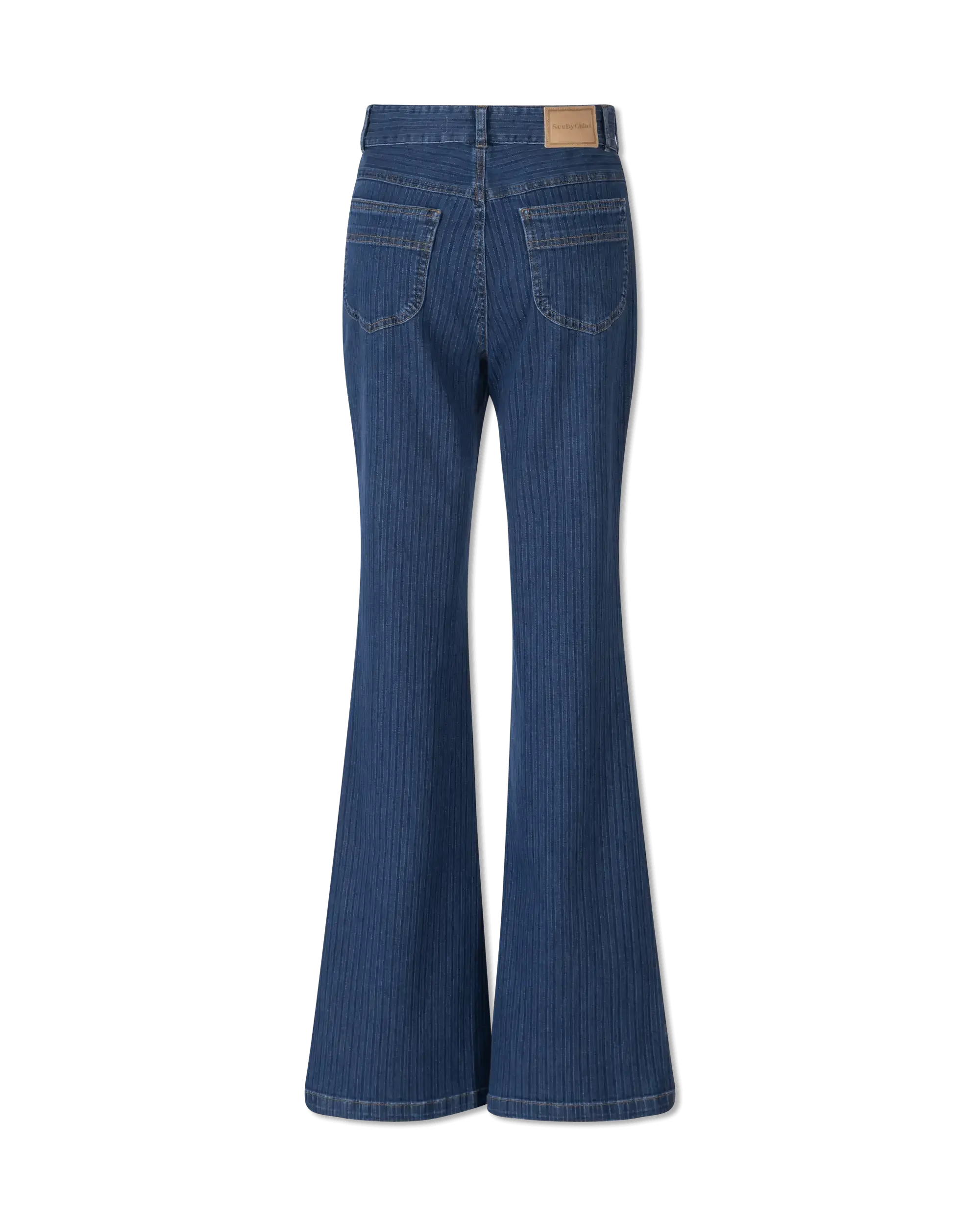 Striped Flared Jeans