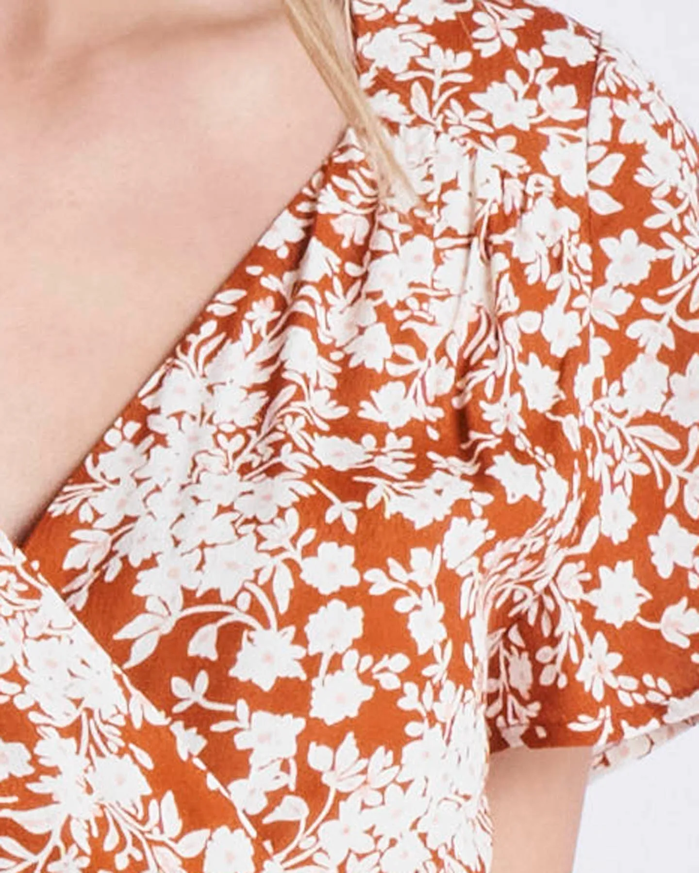 Susanna Wrap Dress - Rosewood Floral