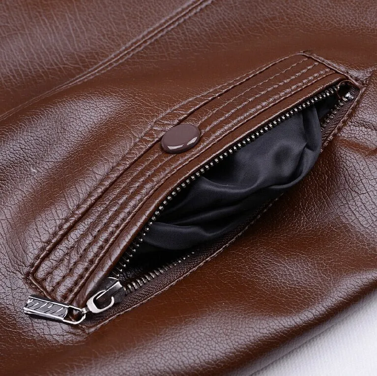 The New Spring 2017 Sheep Skin Man Leather Coat High-grade Leather Bomber Jackets