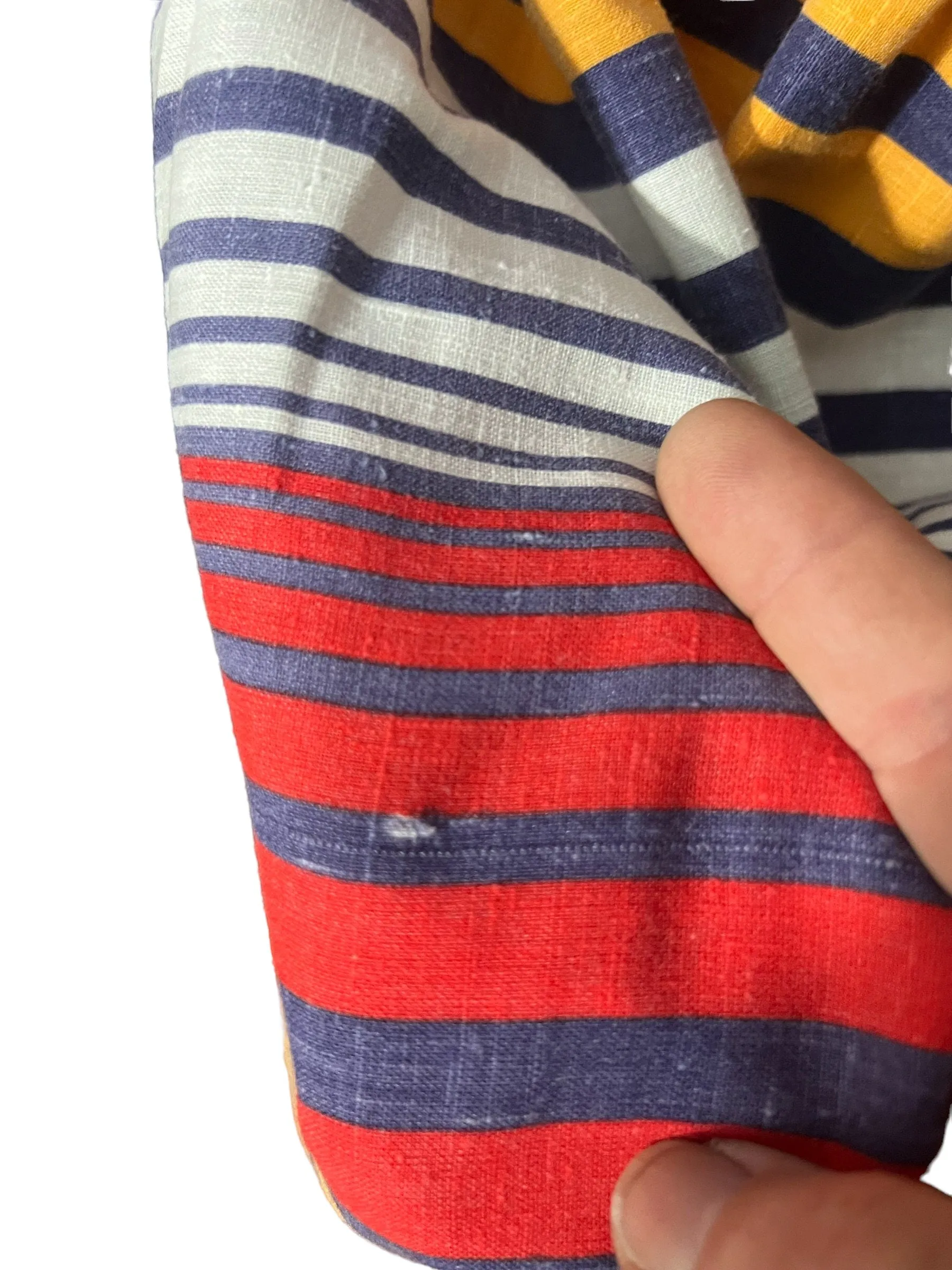 Vintage 60's striped wrap dress M Jeune Leique by Cherberg