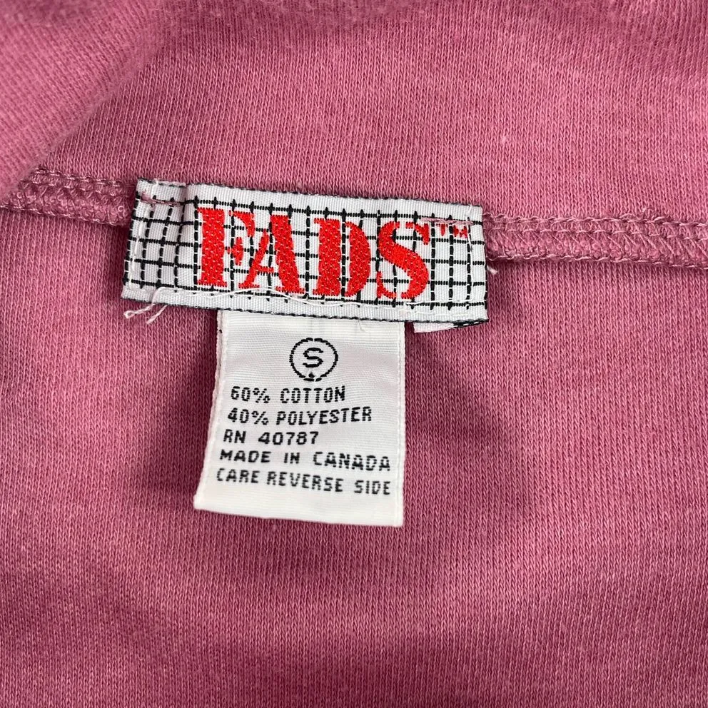 Vintage Women's FADS Pink Knit Long Sleeve Maxi Dress - Size Small