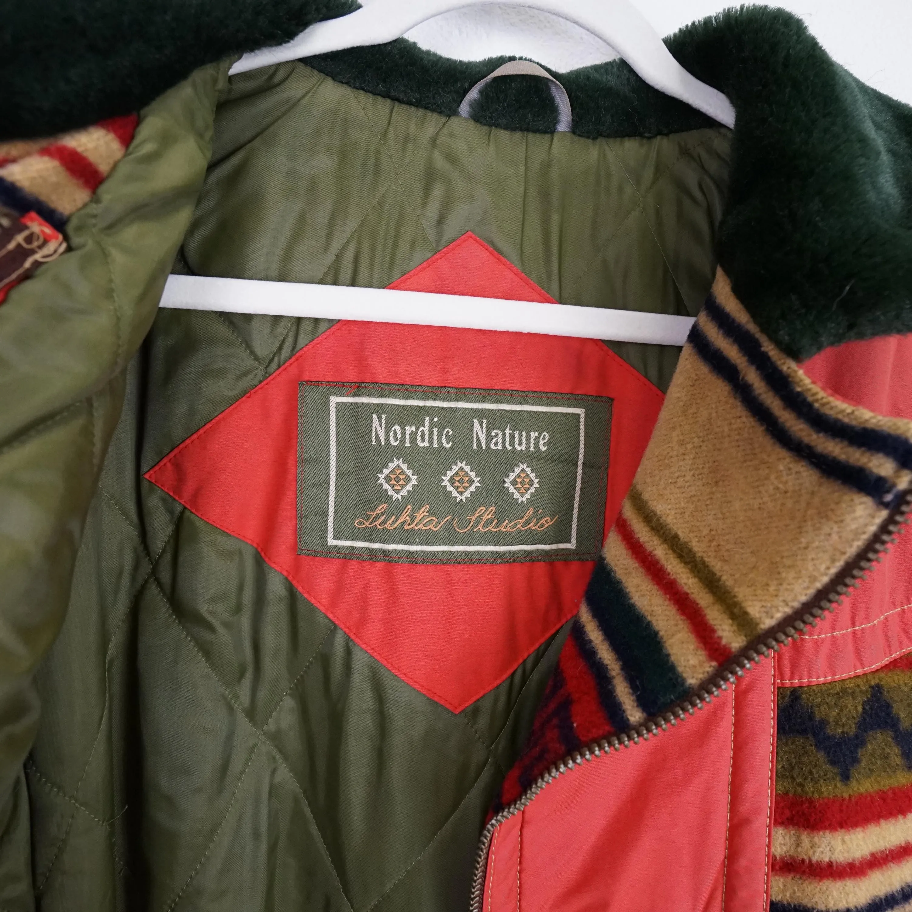 Vintage wool mix Coat Size M