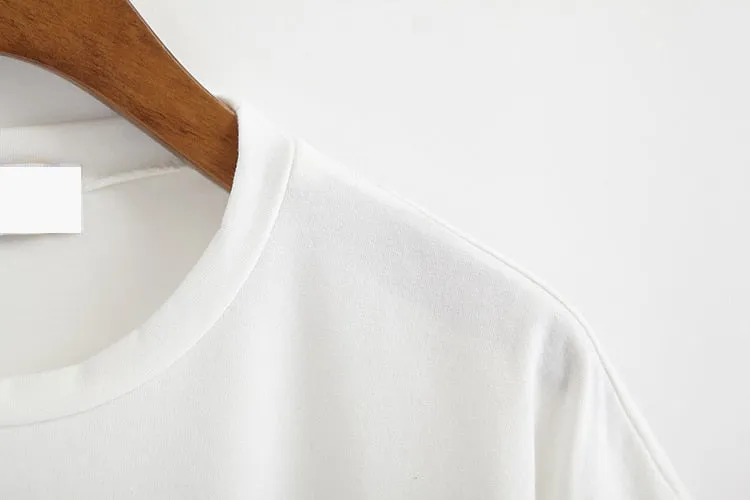 Walking On The Moon Embroidered Tee