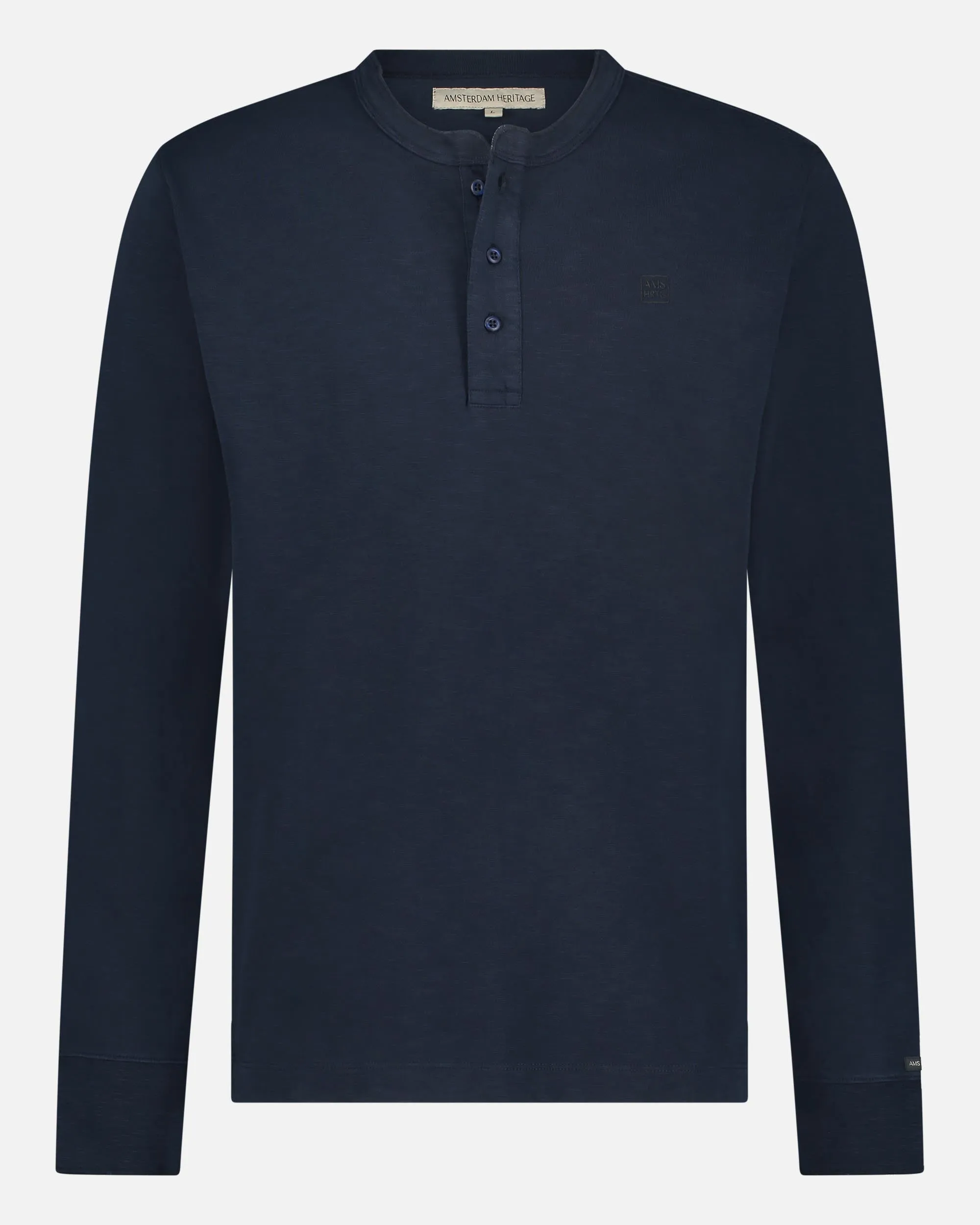 Wayne | Long Sleeve Henley Shirt