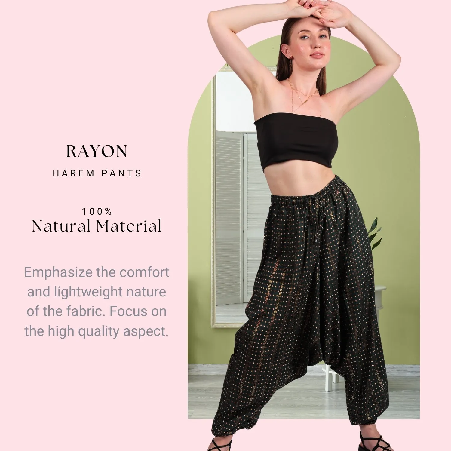 Women's Boho Harem Pants – Cozy And Beach Wear