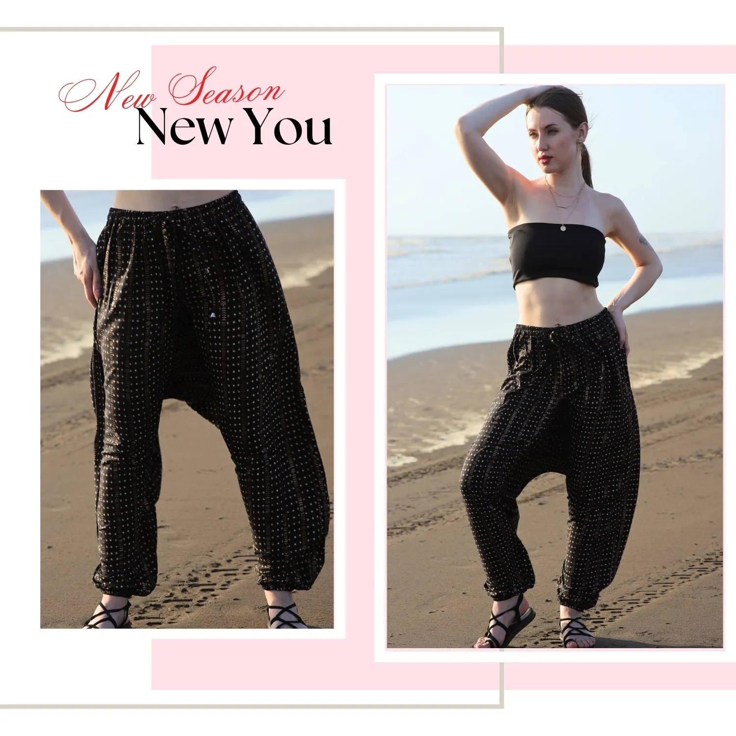 Women's Boho Harem Pants – Cozy And Beach Wear