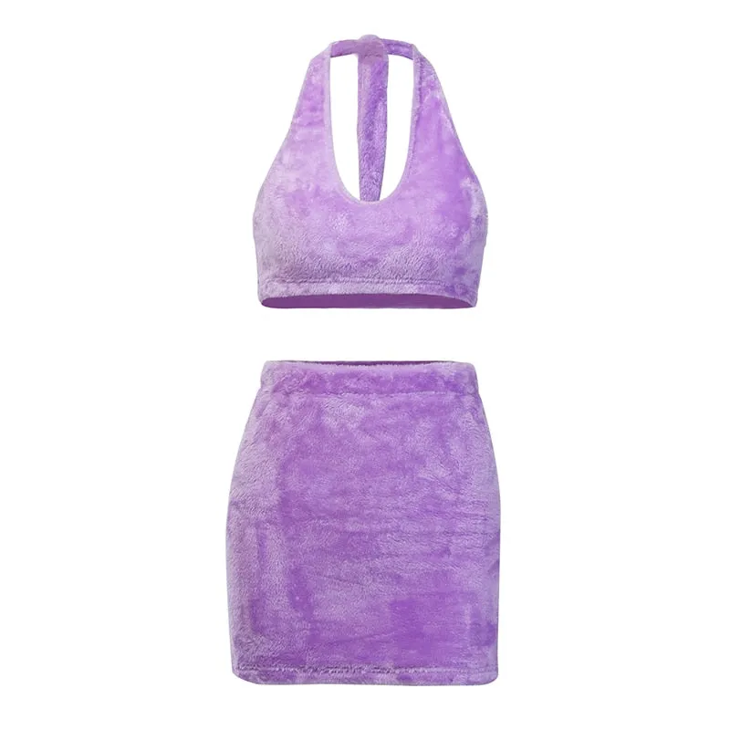 Women's Summer Slim Stretchy Two-Piece Dress