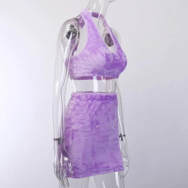 Women's Summer Slim Stretchy Two-Piece Dress