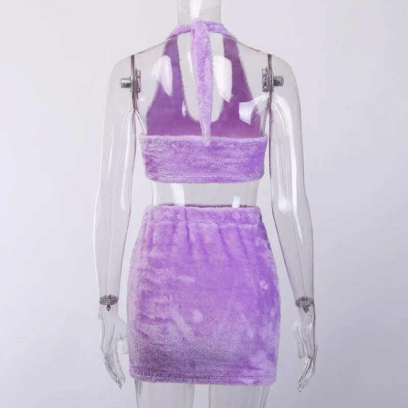 Women's Summer Slim Stretchy Two-Piece Dress