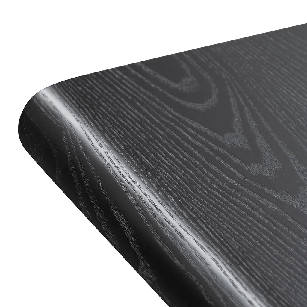 Wooden Home Office Desk - Full Black