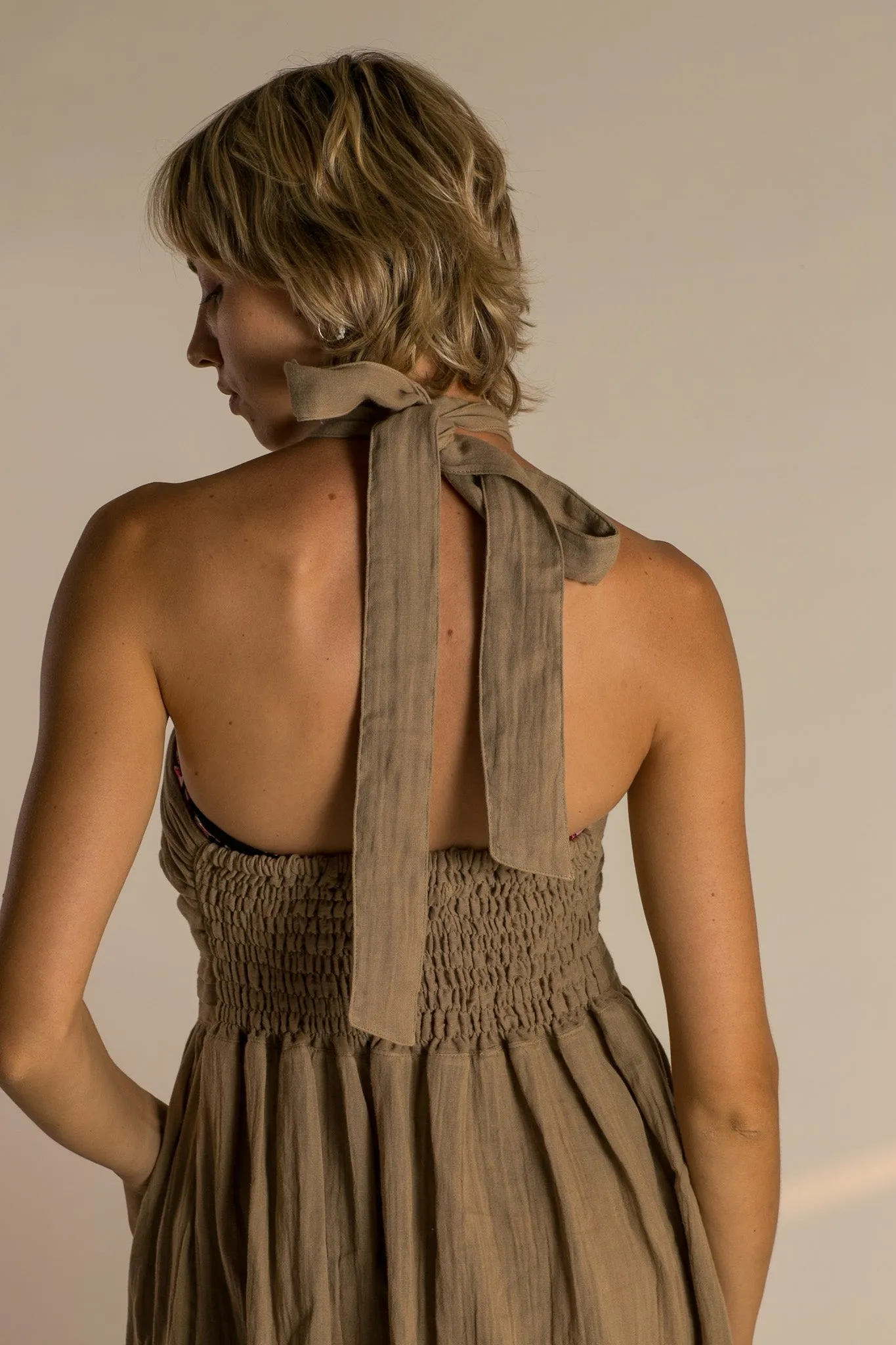 WRAP BOW DRESS STEFANY