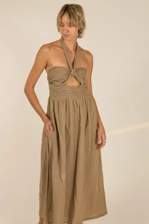 WRAP BOW DRESS STEFANY