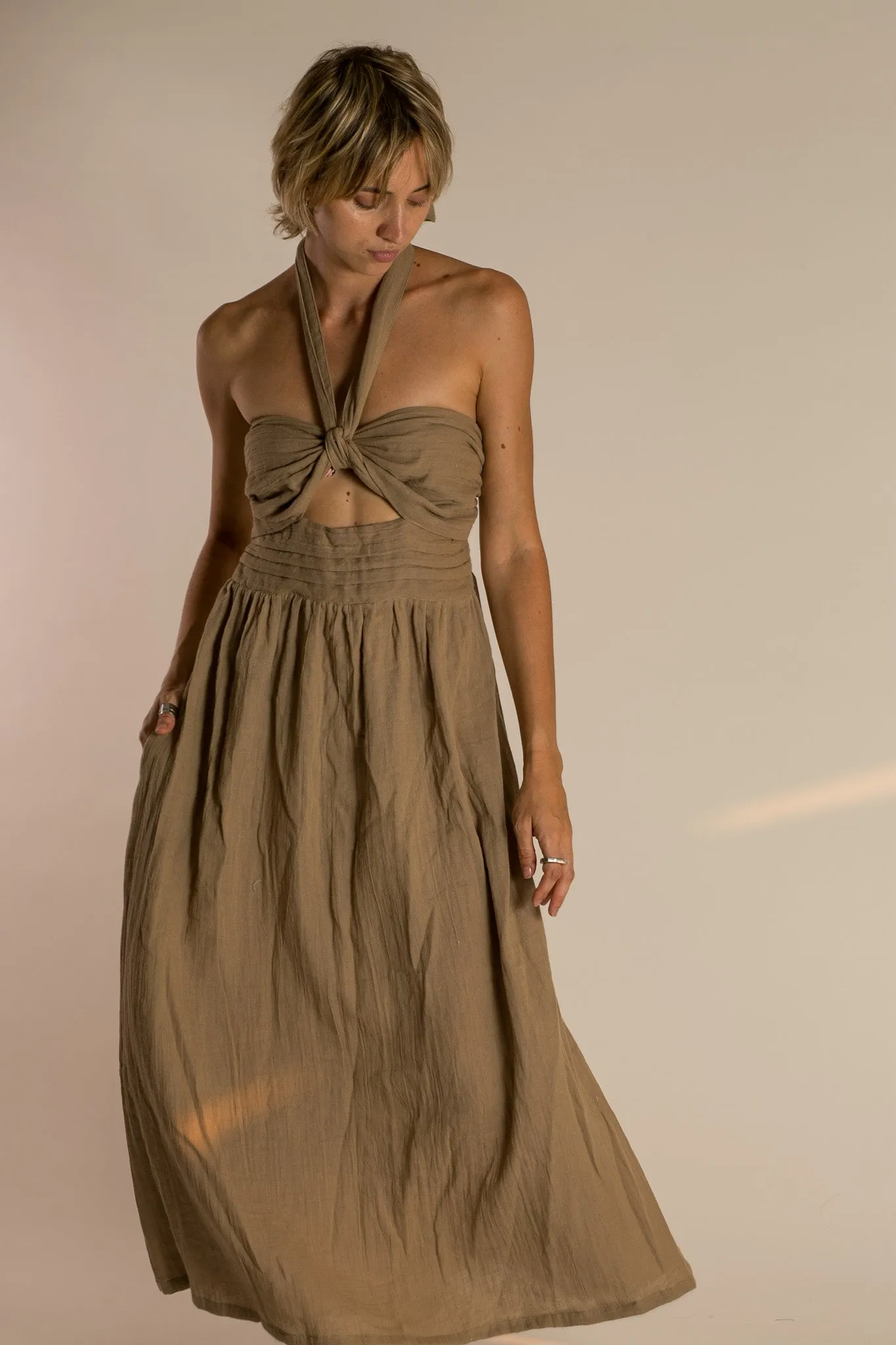 WRAP BOW DRESS STEFANY