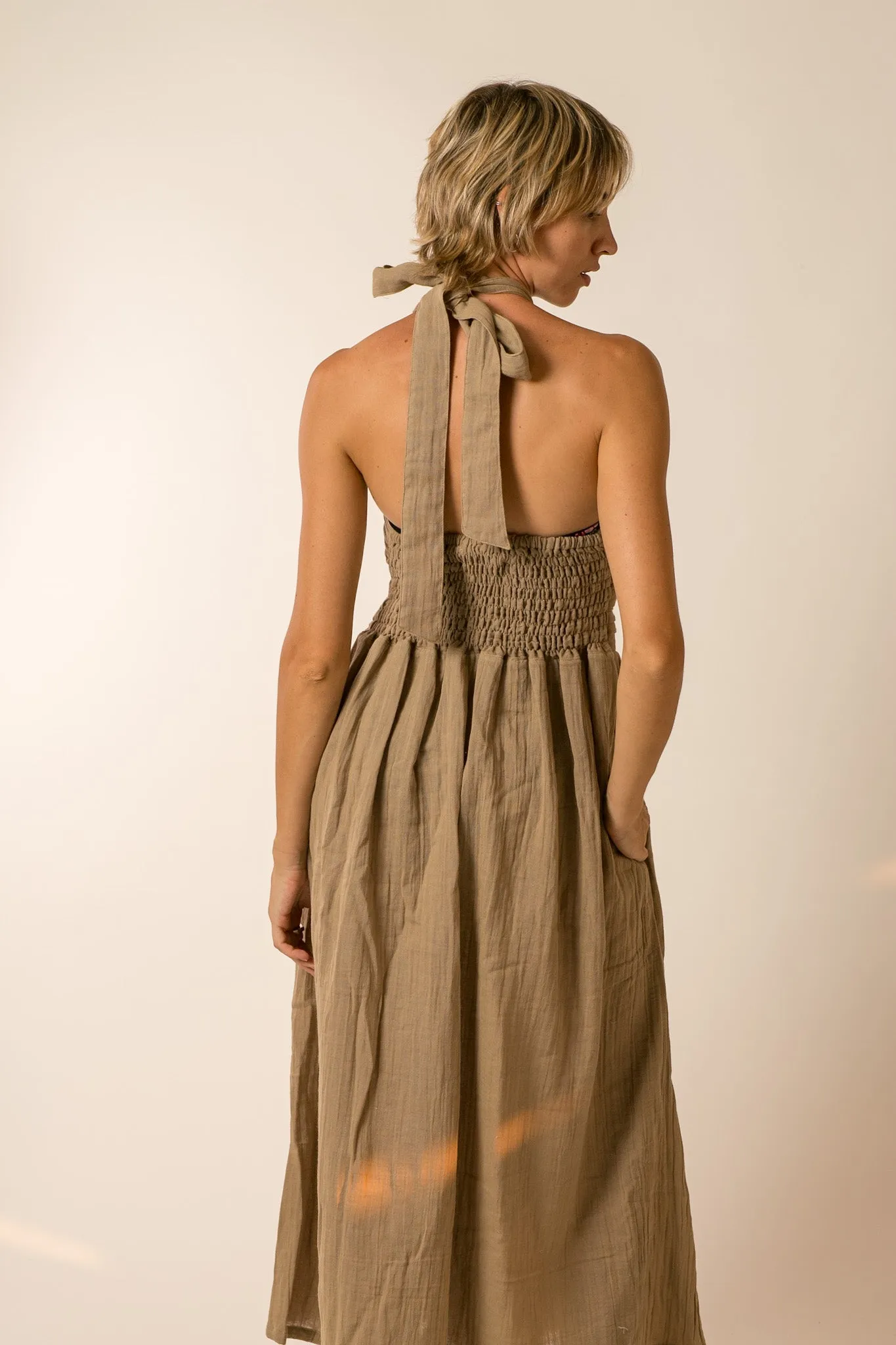 WRAP BOW DRESS STEFANY