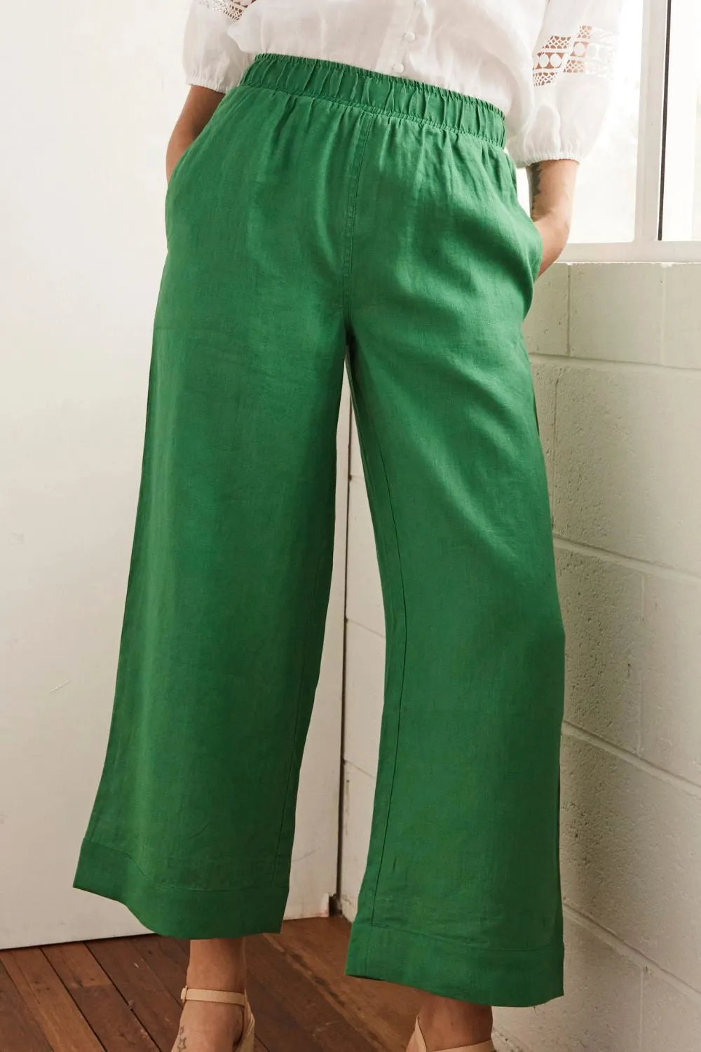 ZOE KRATZMANN | WATTAGE PANT | PALM GREEN