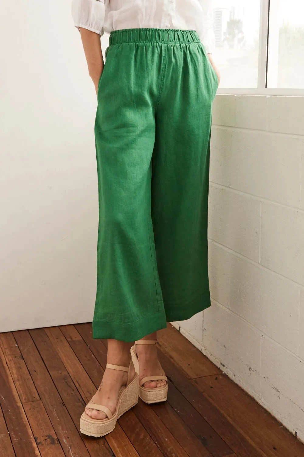ZOE KRATZMANN | WATTAGE PANT | PALM GREEN